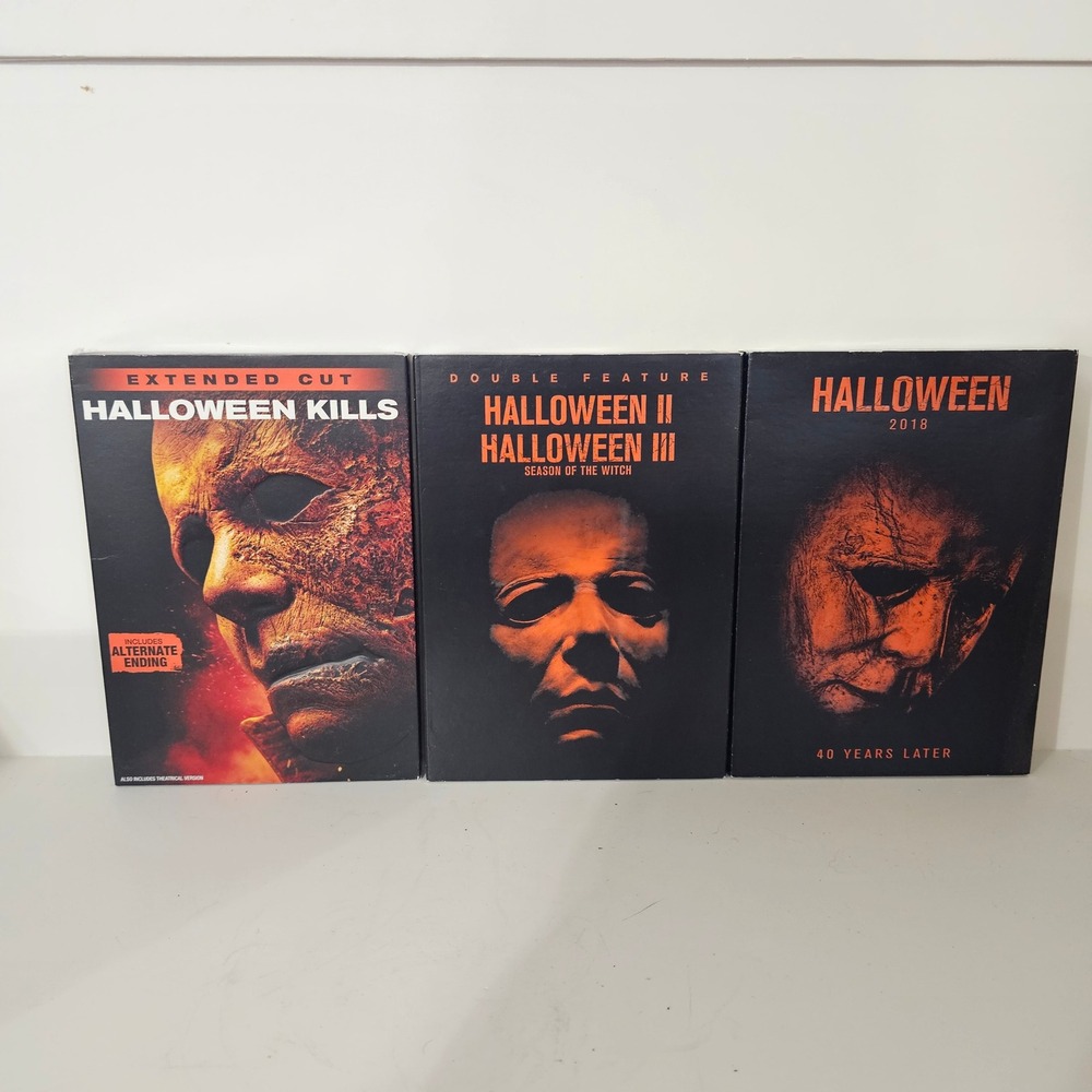 Halloween Movie Set 4 Films Halloween 2018 Kills II III Season of the Witch DVD